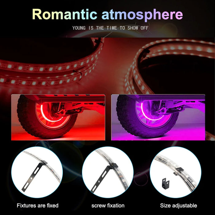 Symphony Led Car Hub Lamp Double Sided Remote Control Waterproof