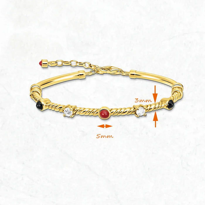 925 Sterling Silver Vintage Mythical Antiquity Bracelet