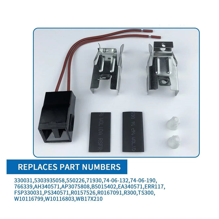 330031 Range Burner Receptacle Kit For Whirlpool Kenmore Microwave Oven Combo Ap3075808 814399 5303935058 5301167733 Wb17X210