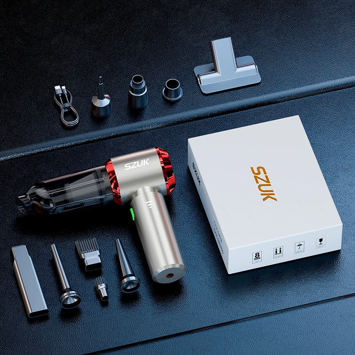 Portable Car Vacuum Cleaner Strong Suction Wireless Mini Handheld Home Appliances