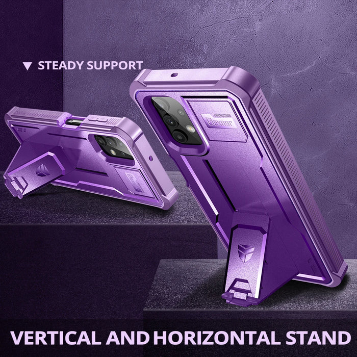 For Samsung Galaxy A32 5G Full-Body Bumper Military Grade Armor Shockproof Hard Case With Built-In Screen Protector