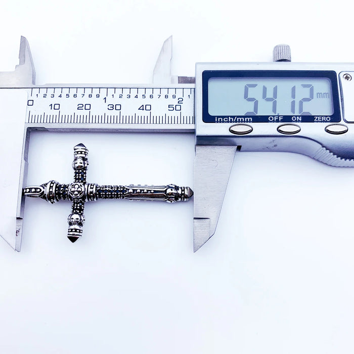 925 Sterling Silver Stylish Cross Pendant Fashion Jewelry For Men & Women