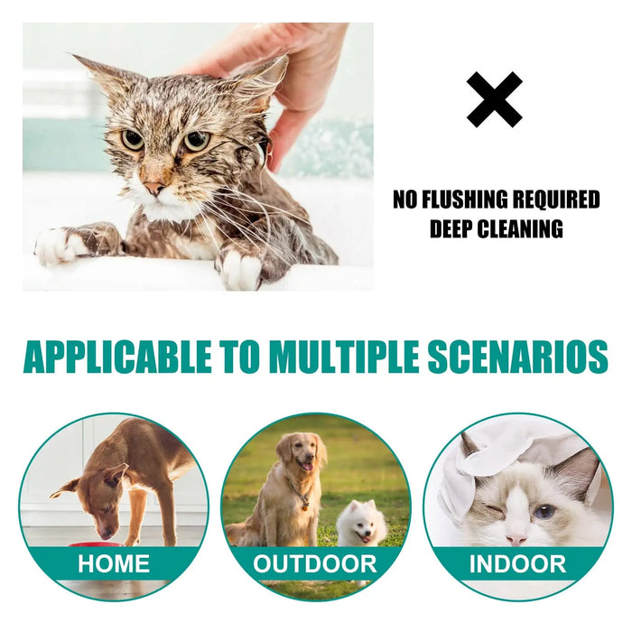 Easy Pet Grooming Gloves For Cats & Dogs Ideal For Bathing & Drying