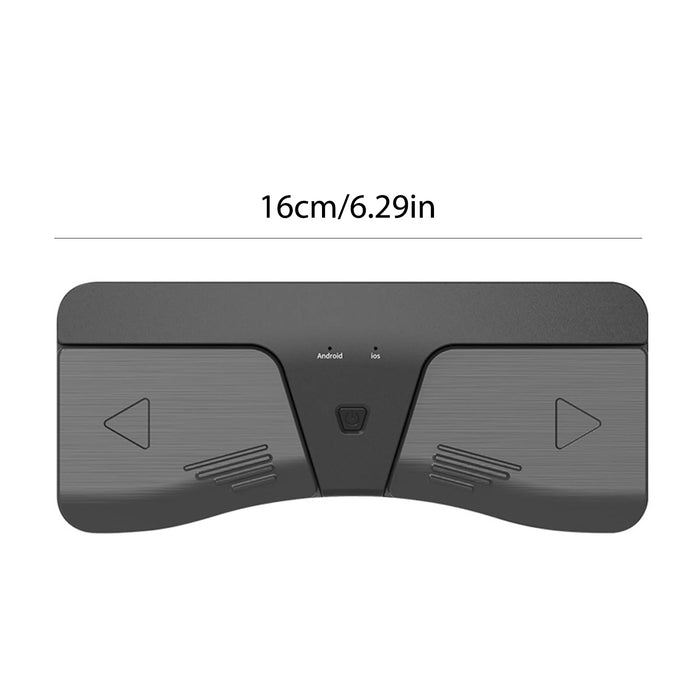 Wireless Page Turner Pedal Portable Music Page Turner Viewer Bluetooth Music Turner Pedal For Electronic Music Scores E-Books