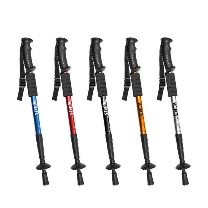 Ultralight Telescopic Hiking Poles Shock Absorbing Walking Cane