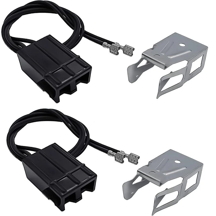 2 Pieces Wb2X8228 Element Receptacle And Wire Kit For Ge Electric Hotpoint Ranges And Cooktops Replaces Ap2013499 Ps242972