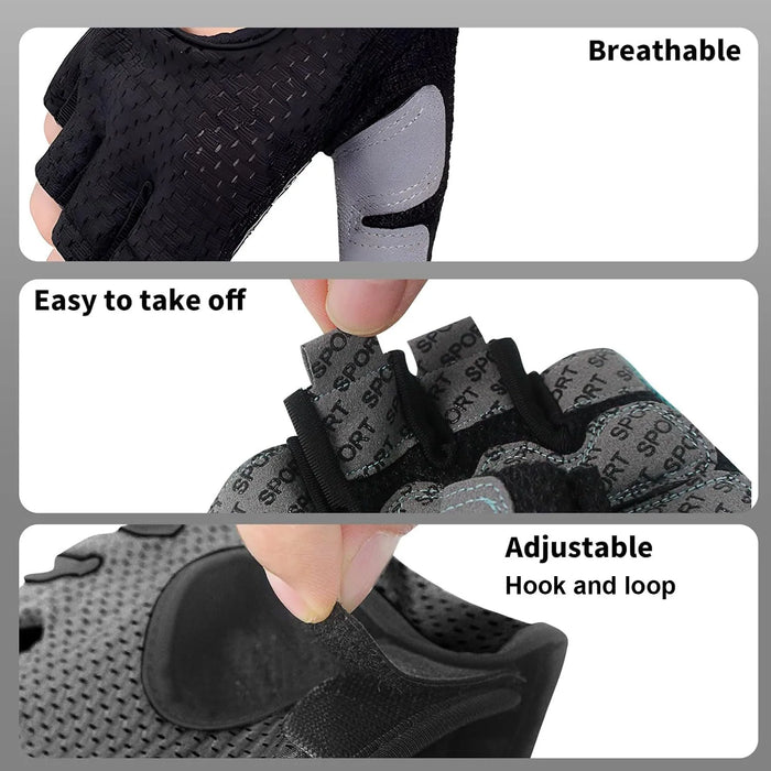 Full Palm Protection Weight Lifting Gloves Breathable & Lightweight For Gym And Cycling Men & Women