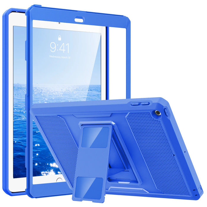 For 2018 / 2017 Ipad 9.7 6Th / 5Th Generation Heavy Duty Shockproof Full Body Rugged Hybrid Case With Built-In Screen