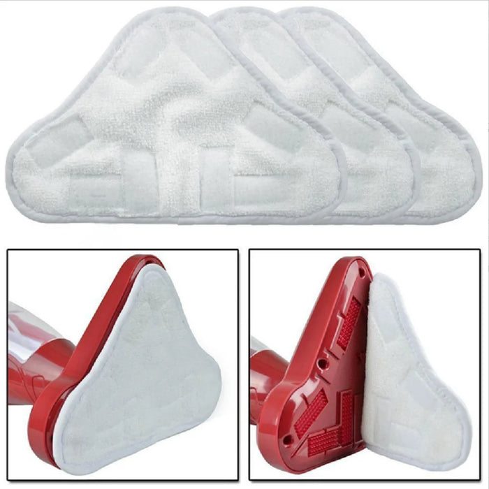 3 Pieces Steam Mop Pad Mop Clean Washable Cloth Microfiber Washable Mop Head In Mop Reusable Cloth For H2O X5 Model 25*18 Cm