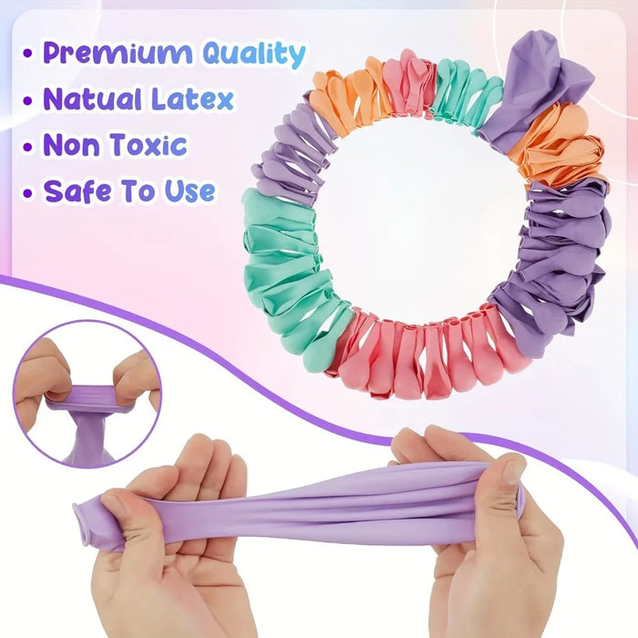 110Pcs Mermaid Party Wreath Kit Birthday Anniversary Celebrations - Indoor / Outdoor Decoration Mermaid Party Decoration Supplies