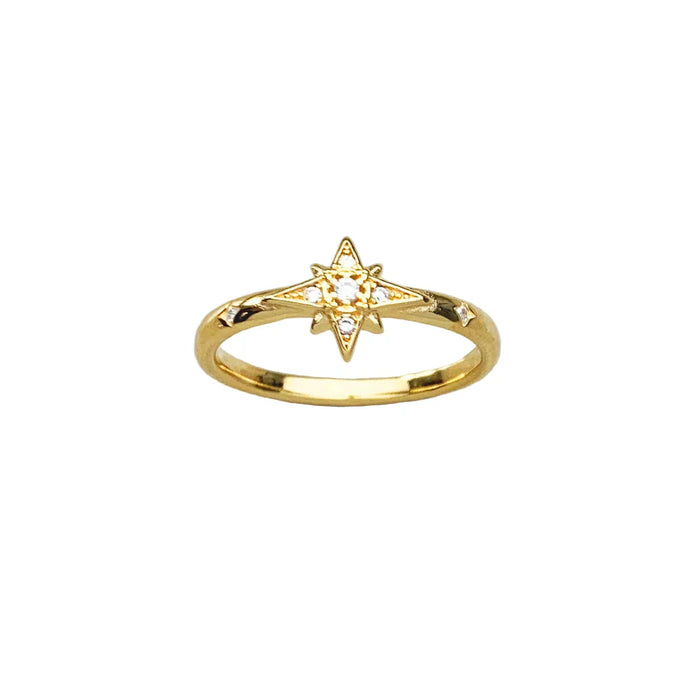 925 Sterling Silver Europe Style Star Ring Fine Jewelry For Women