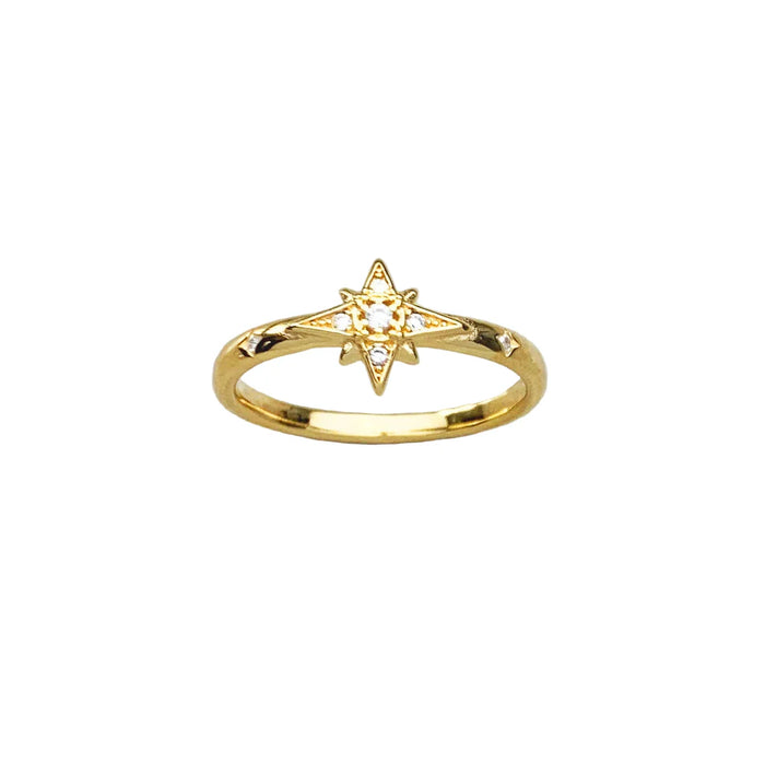 925 Sterling Silver Europe Style Star Ring Fine Jewelry For Women