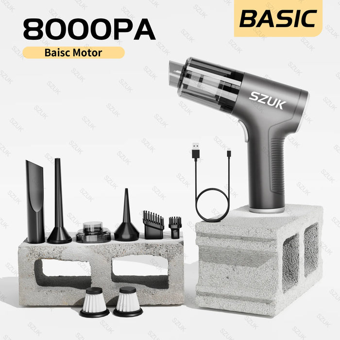 98000Pa Powerful Wireless Car Vacuum Cleaner Handheld Cleaning Machine For Home & Car