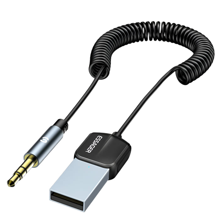 Wireless Bluetooth 5.0 Receiver Adapter Handsfree Car Speaker 3.5Mm Jack Aux Audio Music For Car Bluetooth Transmitter