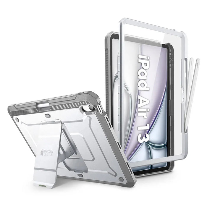 For Ipad Air 13 Inch 2024 Ub Pro Full-Body Rugged Military-Grade Protection Case With Screen Protector