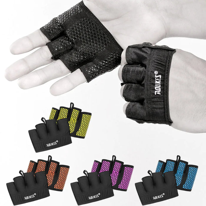 Crossfit Workout Gloves For Men & Women Half Finger Design