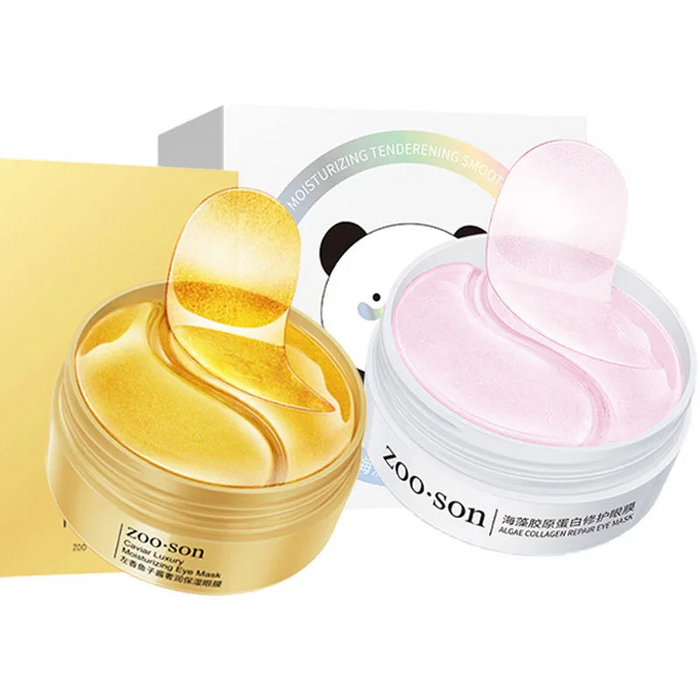 60 Piece Seaweed Gold Collagen Eye Mask For Dark Circles & Bags