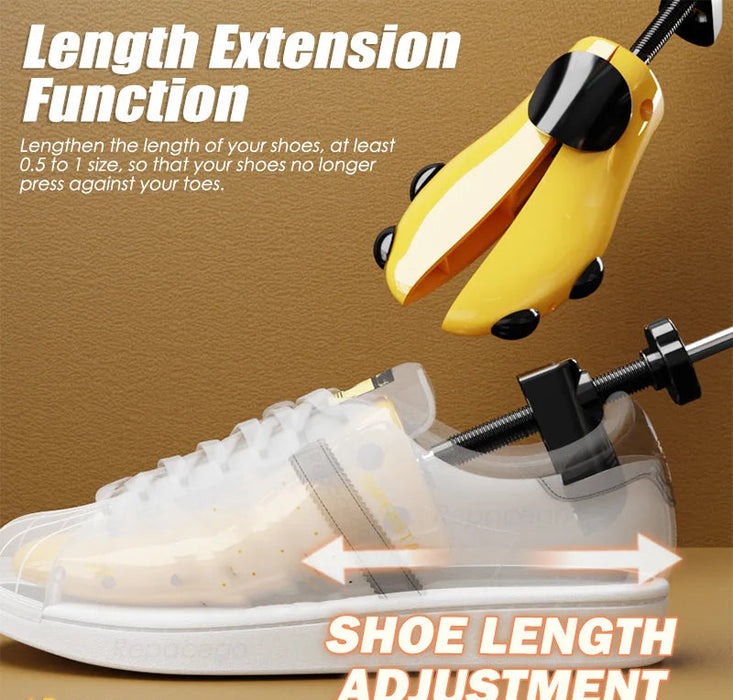 Unisex 2 Piece Plastic Universal Adjustable Length Width High Low Top Shoes Stretcher Expander Extender Keeper Tree