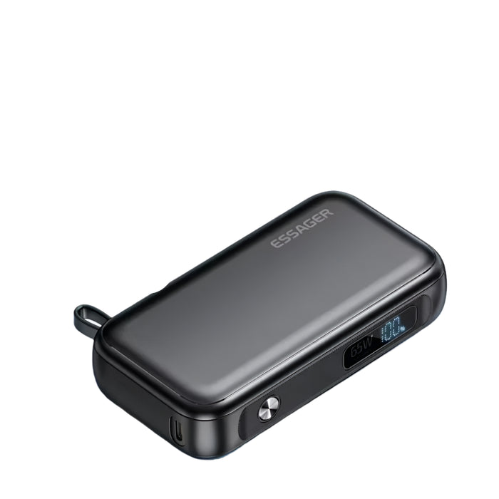 Power Bank Portable 15000Mah In With Usb C Cable External Spare Battery Pack For Iphone Ipad Macbook 65W Fast Charger