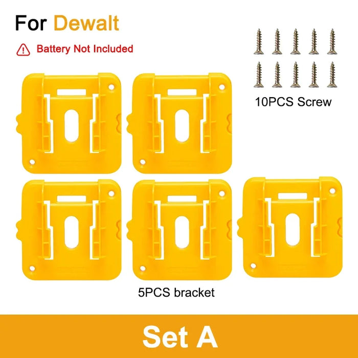 14.4V 18V Battery Storage Rack For Dewalt Tools