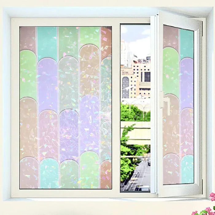 Decorative Window Film For Home And Office - Static Cling Glass Stickers