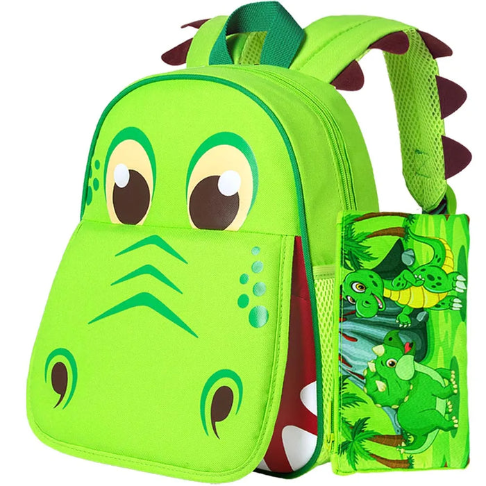 12 Inch Dinosaur Backpack For Boys Toddler Bookbag