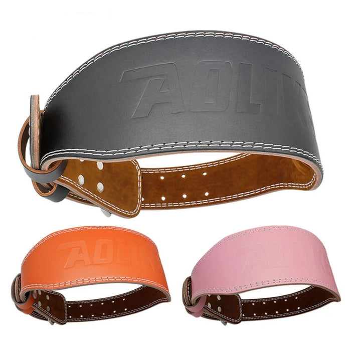 Fitness Buckle Weightlifting Belt For Squats & Dumbbell Training Lumbar Support & Protection