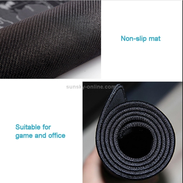 Large Anti Slip World Map Mouse Pad 70 X 30Cm