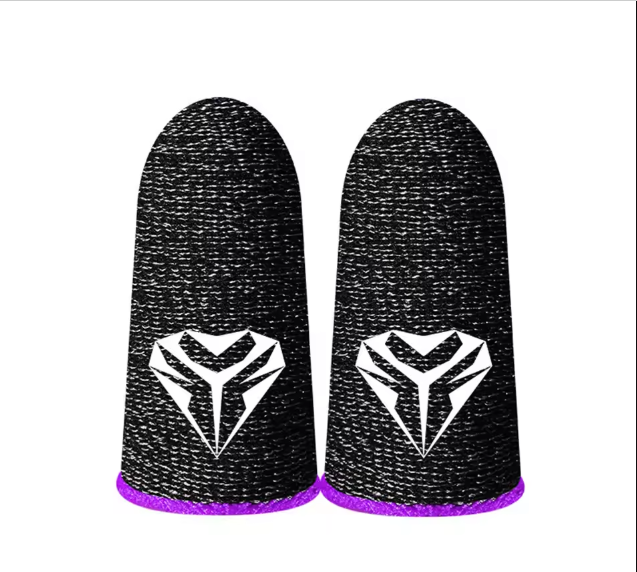 1 Pair Gaming Finger Sleeve Breathable Fingertips For Pubg Games Anti-Sweat Touch Screen Finger Cots Cover Sensitive Mobile Game