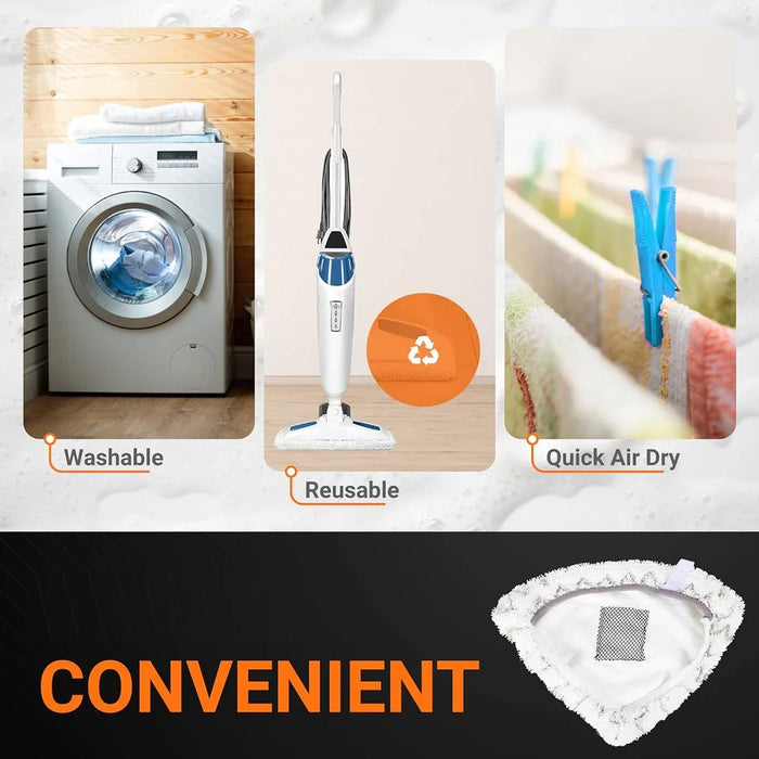 6 Pack s Pads For Bissell Poweredge And Powerforce Lift-Off Steam Mop 2078 2165 20781 Series Microfiber Steam Mop Pads