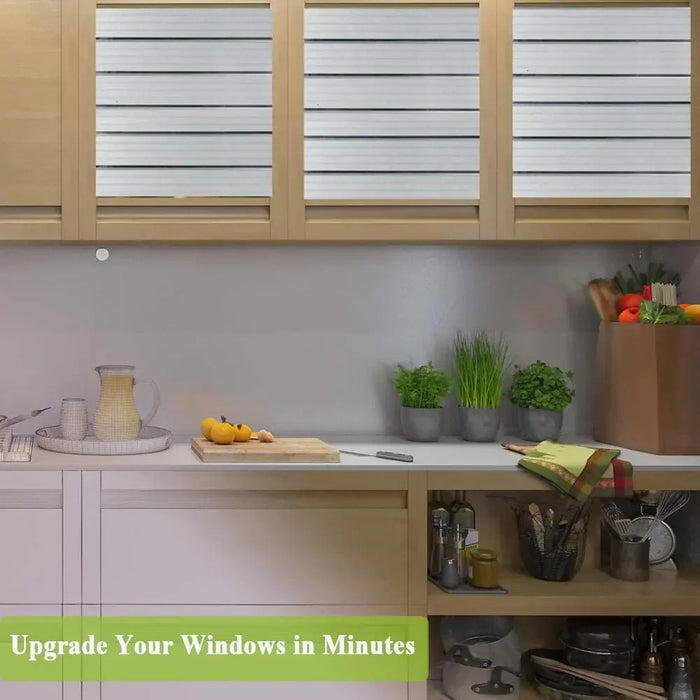 Frosted Window Film - Non-Adhesive Uv Blocking Glass Door Sticker