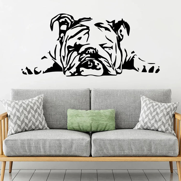 Adorable Puppy Silhouette Wall Stickers For Home Decor