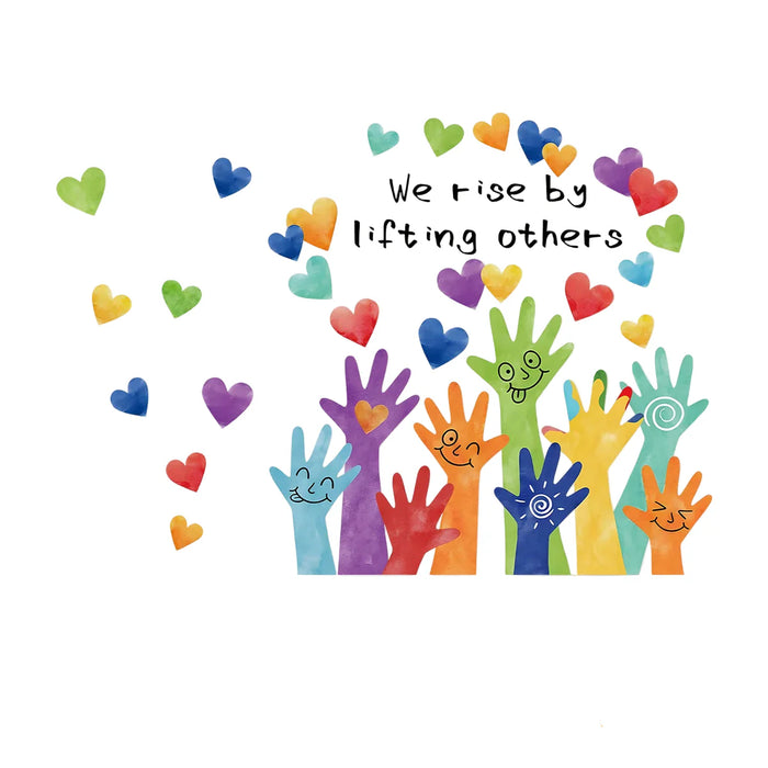 Colourful Love Doodle Wall Stickers For Kids Room Decor