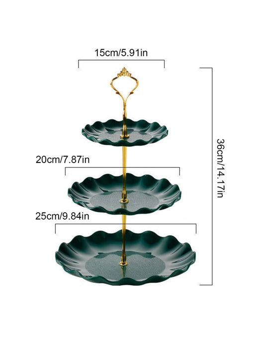 European Three Layer Cake Stand For Weddings And Parties