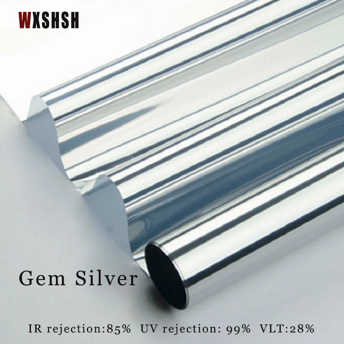 Uv-Proof One Way Mirror Film - Silver