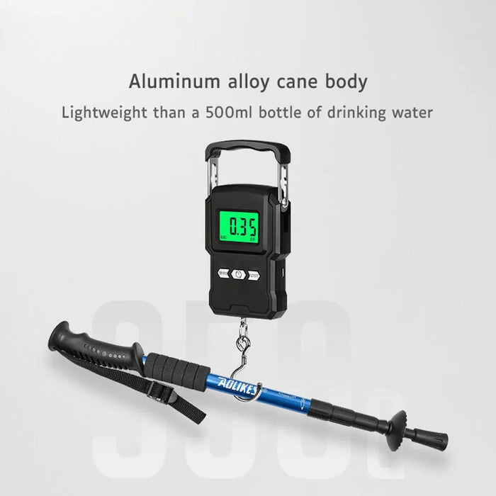 Ultralight Telescopic Hiking Poles Shock Absorbing Walking Cane