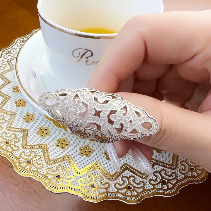 925 Sterling Silver Europe Style Cz Cocktail Ring Bridal Set For Women