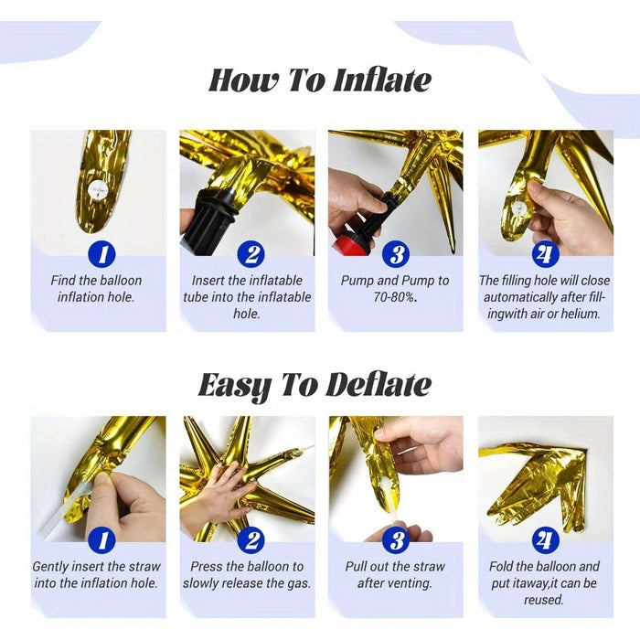 136Pcs Royal Blue And Gold Balloon Arched Flower Ring Set For Anniversary Wedding New Year'S Birthday Party Decoration