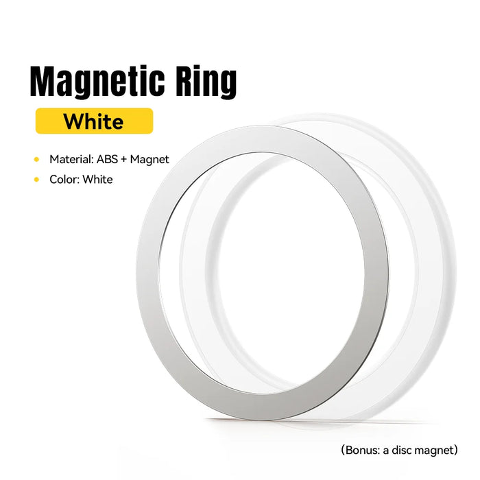 Magnetic Metal Ring For Magsafe Iphone 16 15 14Pro Android Phones Plate Sticker Rings For Magsafe Wireless Charger Stand