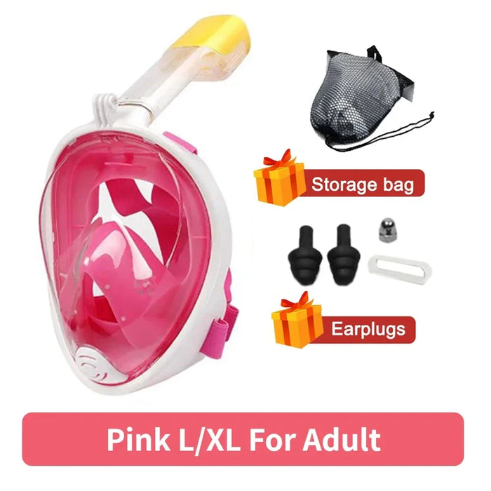 Full Face Snorkel Mask For Kids & Adults