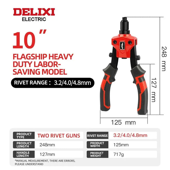 Manual Rivet Gun 8in 10in 12in
