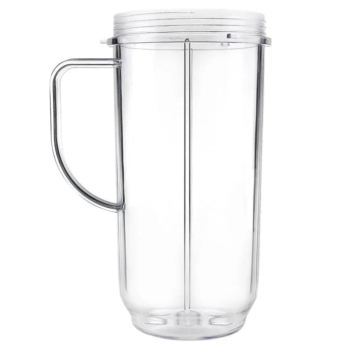 Tall 22Oz Replacement Part Cup Mug With Handle Compatible With 250W Magic Bullet On-The-Go Mug