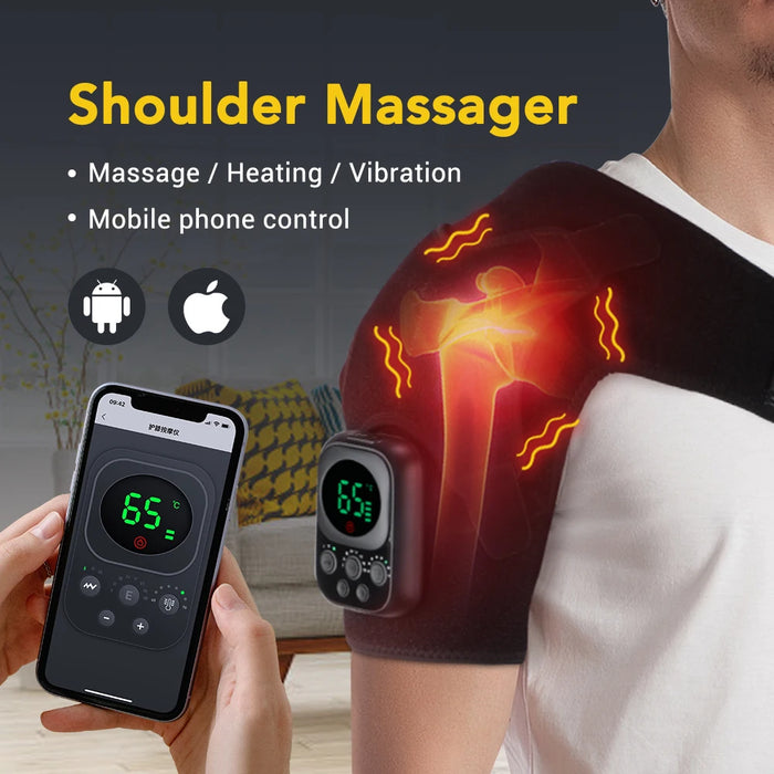 High Vibration Shoulder Massager With Hot Compress