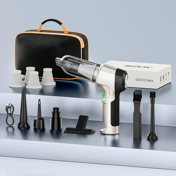 Portable Car Vacuum Cleaner Strong Suction Wireless Handheld Home & Auto Cleaning