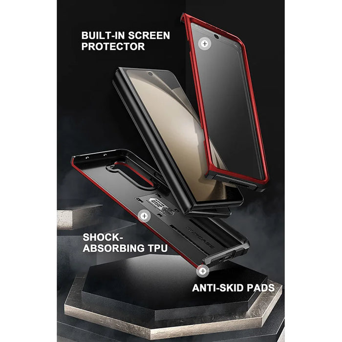 For Samsung Galaxy Z Fold 5 2023 Ub Rugged Belt Clip Shockproof Protective Case With Built-In Screen Protector