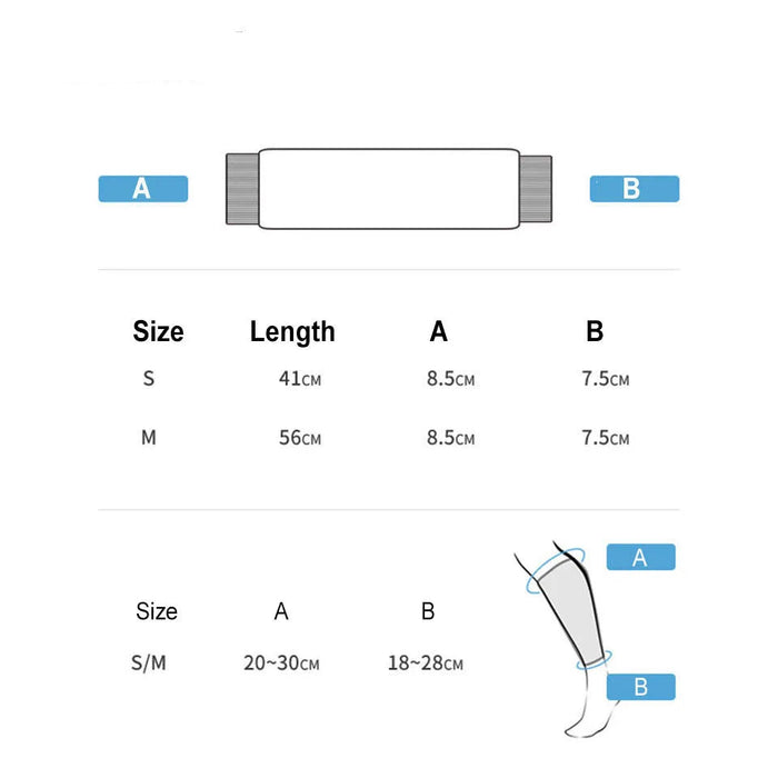 Pair of Leg Compression Sleeves For Pain Relief