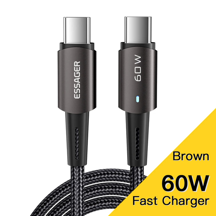 Usb C Cable 100W Pd Qc 4.0 3.0 Usb Type C Cable Fast Charging Cable Type C For Macbook Pro Samsung Xiaomi Charge Cable