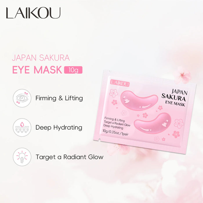 Laikou Sakura 24K Gold Eye Mask Anti Aging & Moisturizing Eye Patches