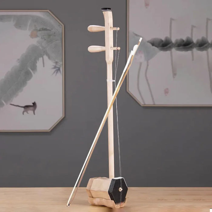 2 String Wooden Erhu Set For Beginner Adults