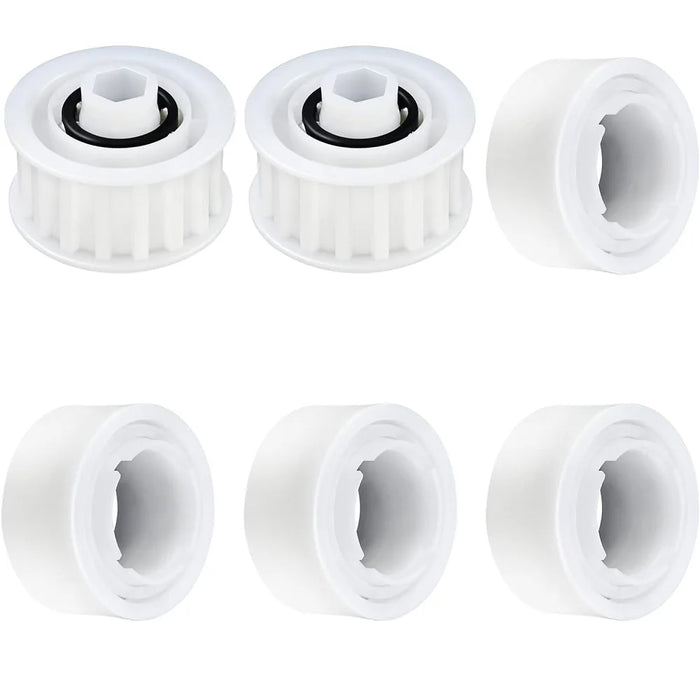 4 Pack Guide Wheels 2 Pully Gears 3884997-R6 Compatible With Dolphin Nautilus Cc Plus Premier Pool Cleaner Accessories